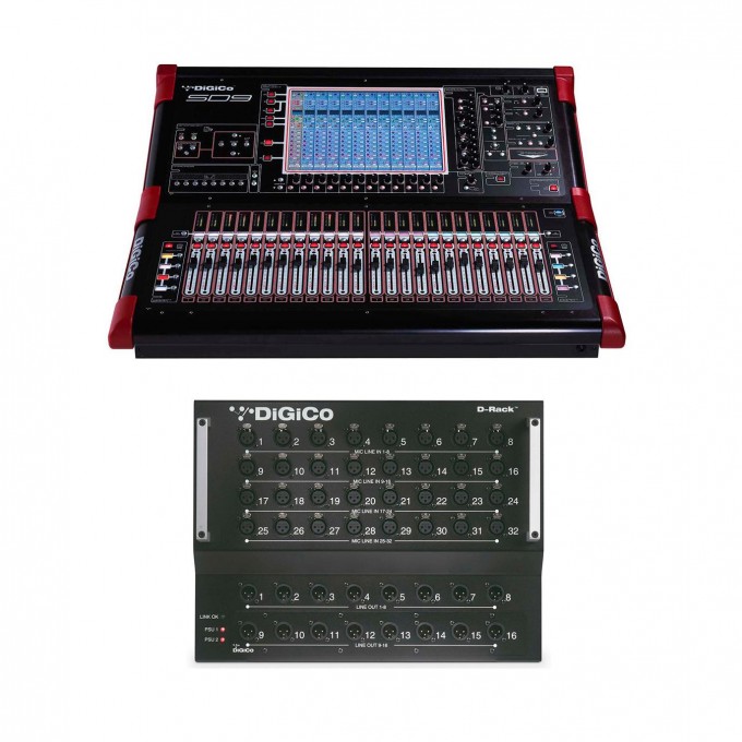 Цифровые микшерные пульты DIGICO SD9 RACK PACK SYSTEM 2 БП 48009